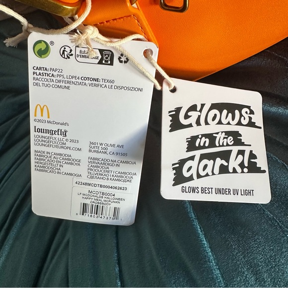 McDonald’s Halloween Bucket Glow in the Dark Loungefly Crossbody Bag: BNWT - Picture 4 of 14